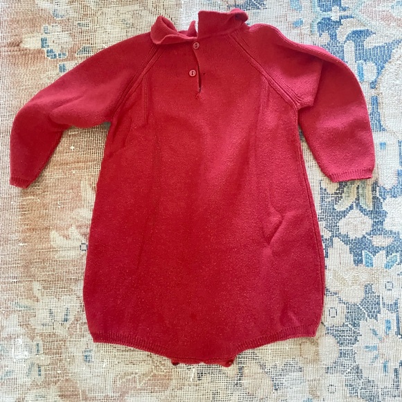 Pili Carrera sweater romper red baby boy girl 18m - Picture 5 of 5